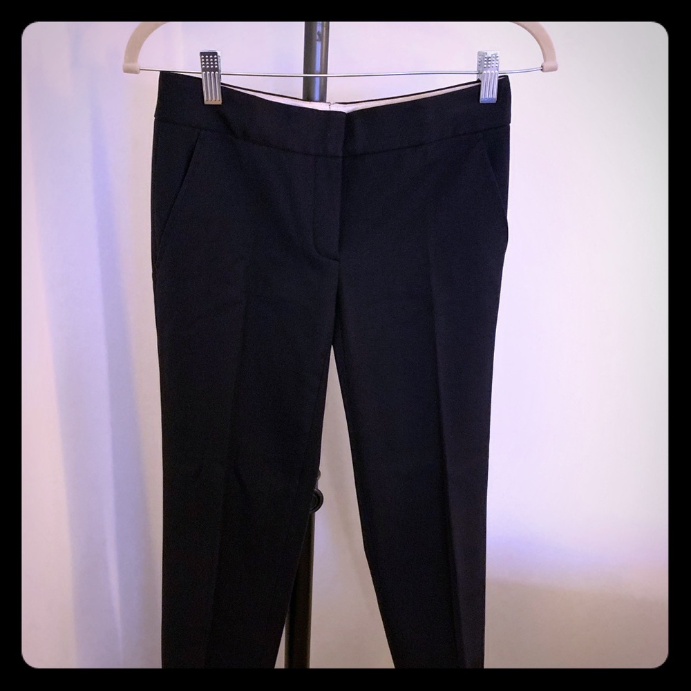 Pin tuck very deep ink pants